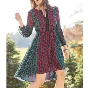 matilda jane a little party dress Matilda Jane Boho Velvet A Little Party Dress Size L Women's NWT